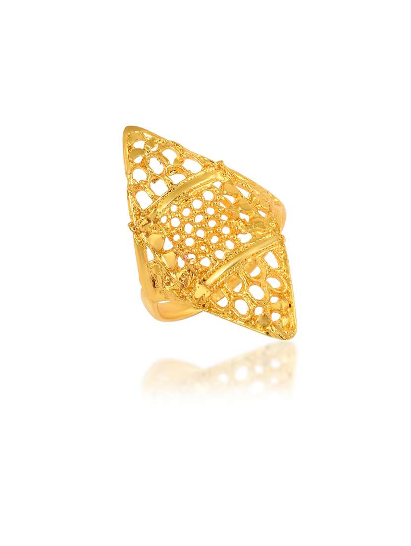gold brass finger  ring - 18637664 -  Standard Image - 1