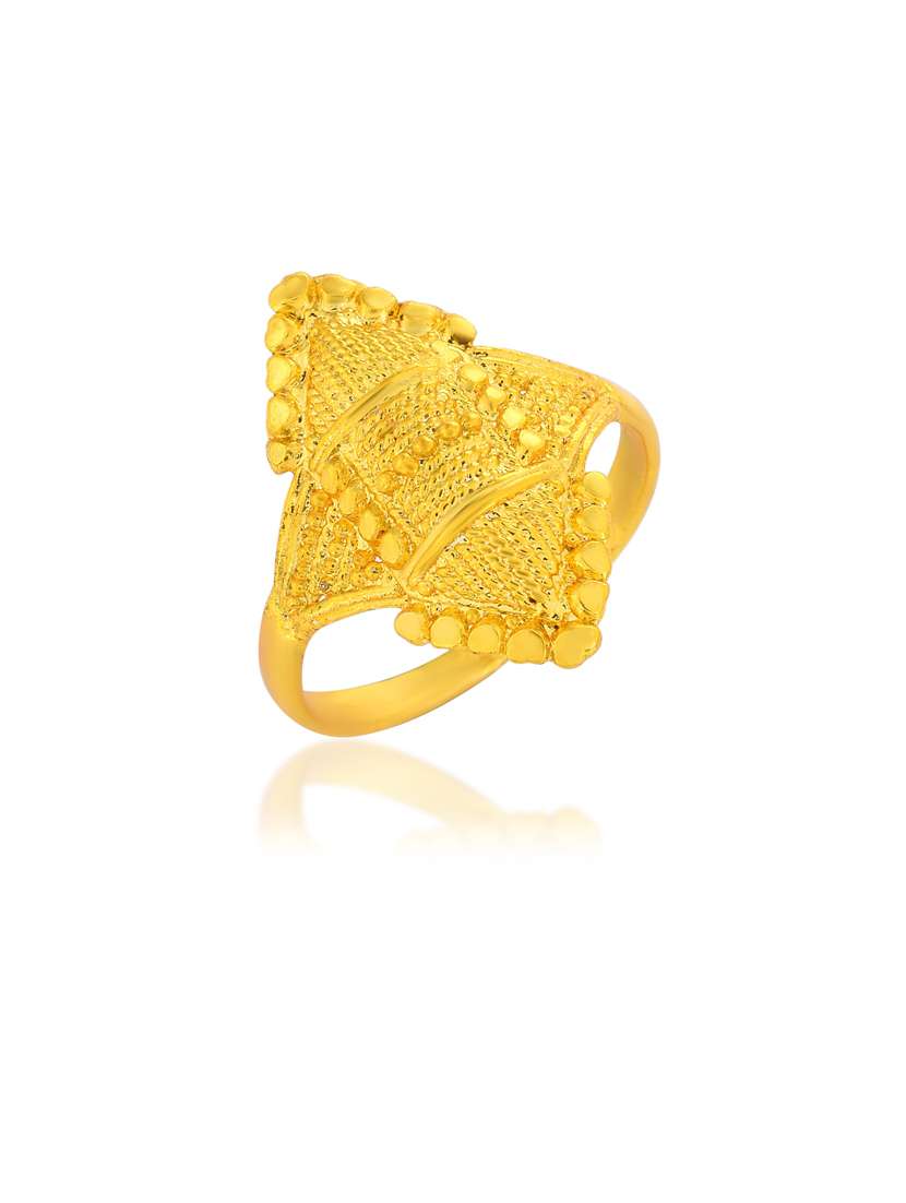 gold brass finger  ring - 18637668 -  Standard Image - 1