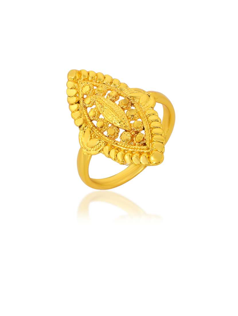 gold brass finger  ring - 18637675 -  Standard Image - 1