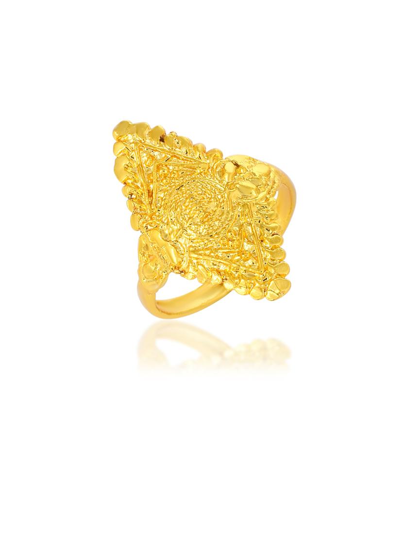 gold brass finger ring - 18637682 - Standard Image - 1