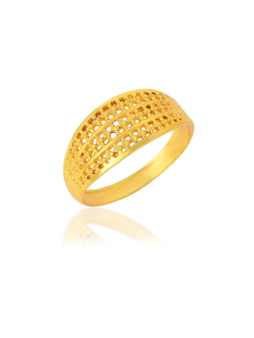 gold brass finger ring - 18637683 - Standard Image - 1