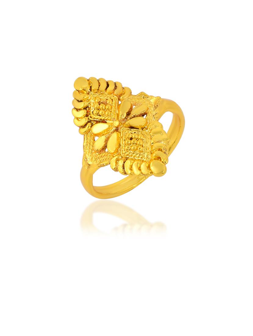 gold brass finger  ring - 18637684 -  Standard Image - 1