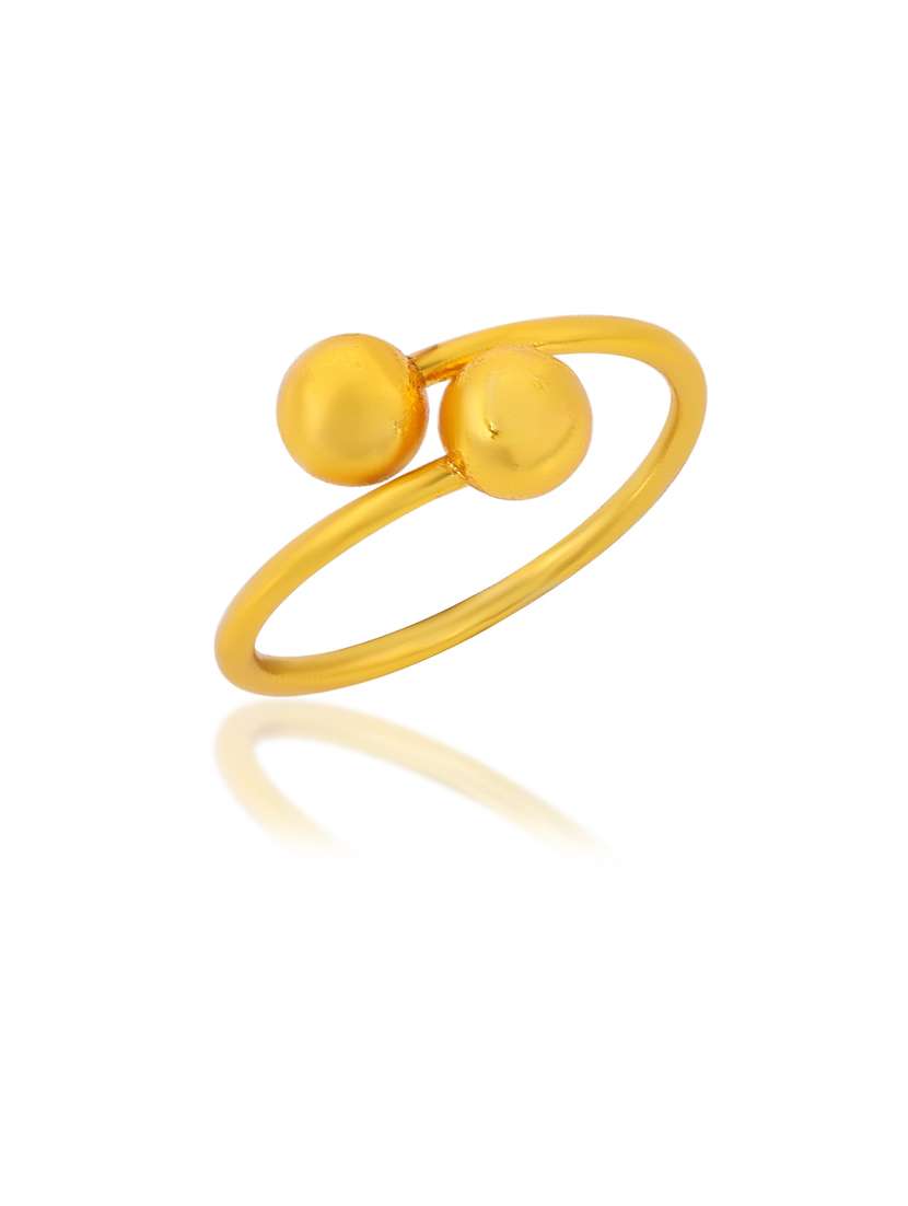 gold brass finger  ring - 18637685 -  Standard Image - 1