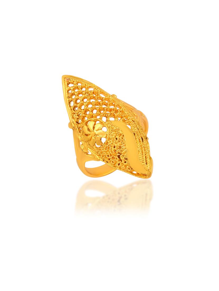 gold brass finger ring - 18637687 - Standard Image - 1
