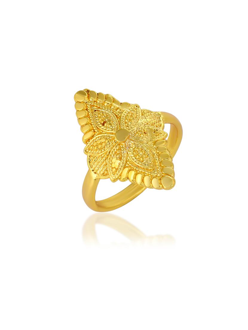 gold brass finger ring - 18637690 - Standard Image - 1