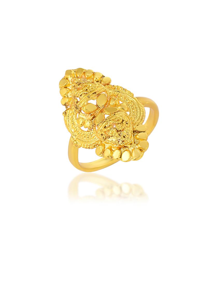 gold brass finger ring - 18637697 - Standard Image - 1
