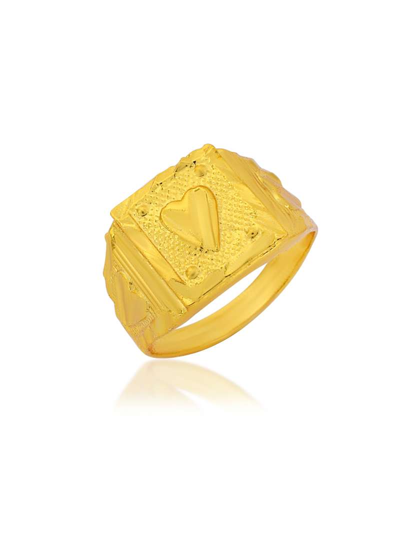 gold brass finger  ring - 18637702 -  Standard Image - 1