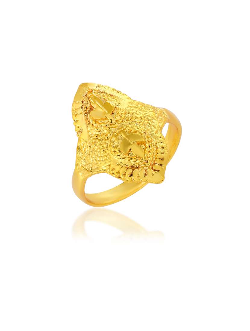 gold brass finger  ring - 18637708 -  Standard Image - 1