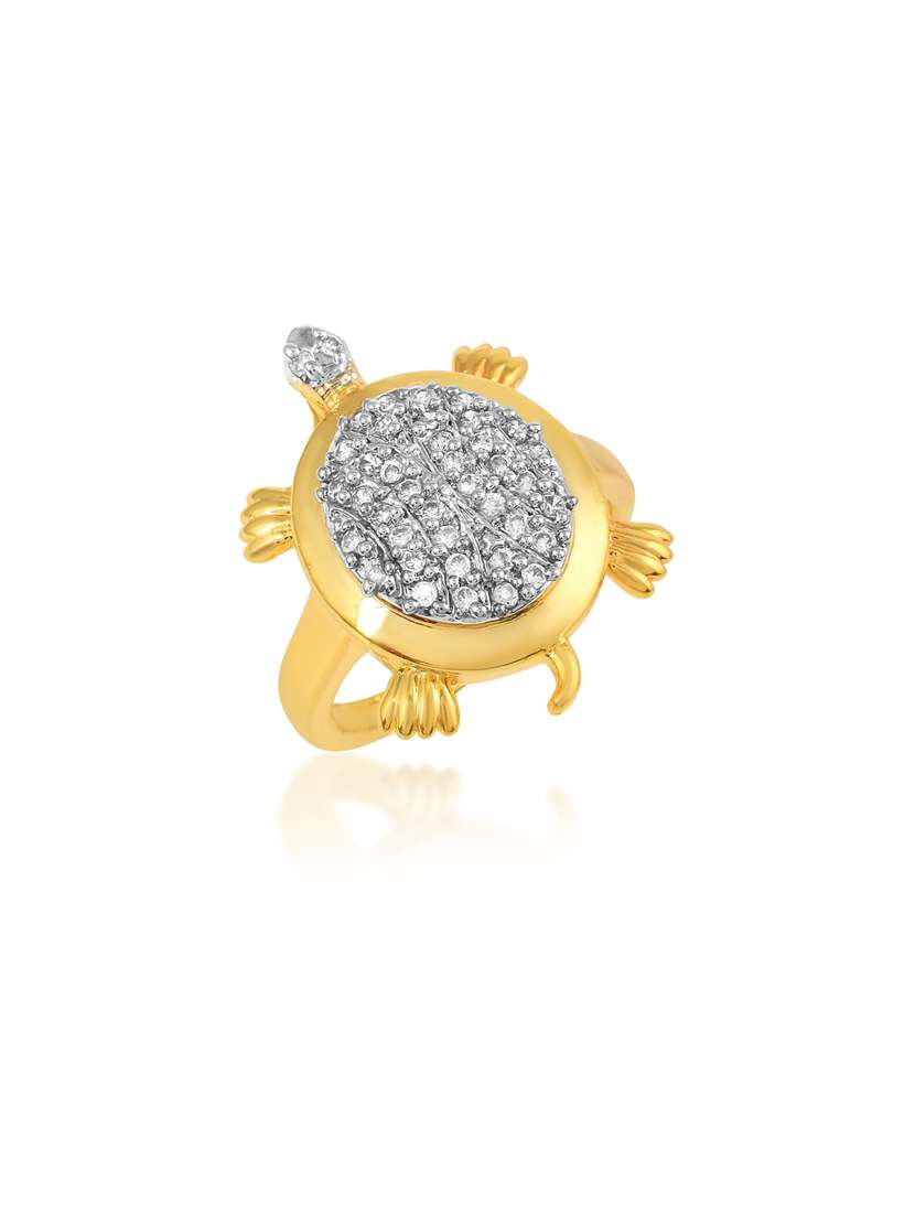gold brass finger  ring - 18637714 -  Standard Image - 1