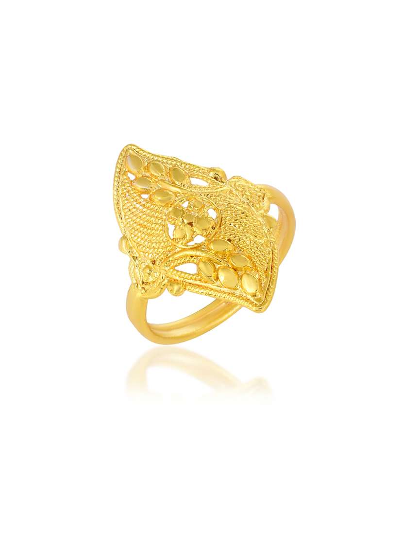 gold brass finger ring - 18637718 - Standard Image - 1
