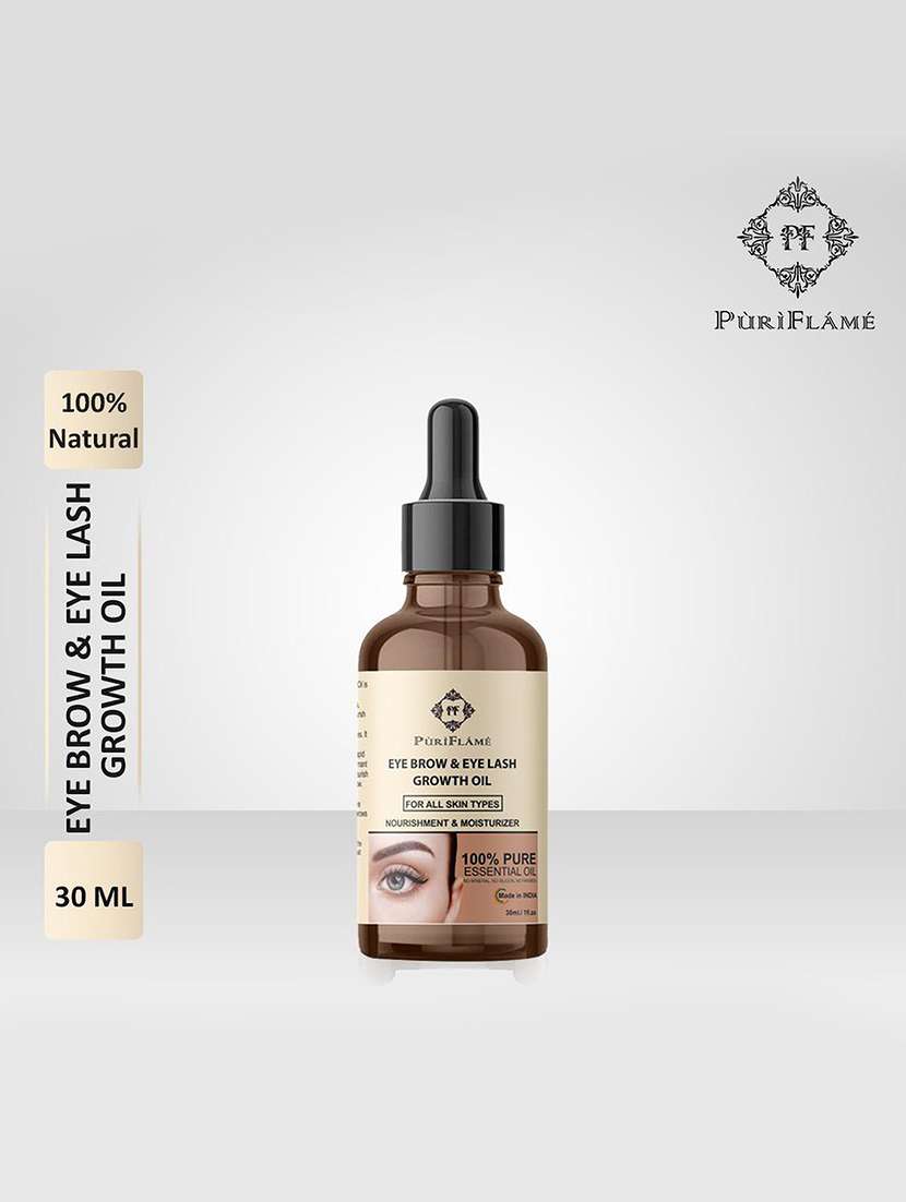 100% pure eyebrow & eyelash growth oil-enriched 