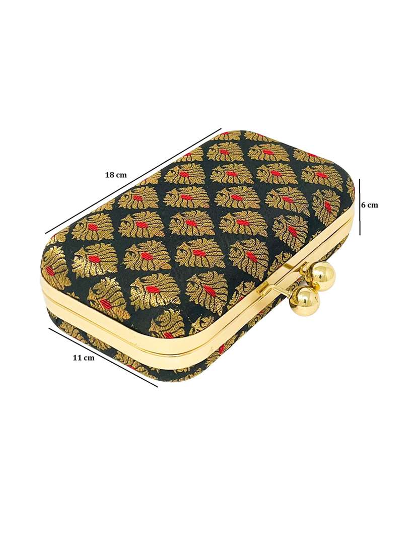 embroidered ethnic clutch - 18640547 -  Standard Image - 4