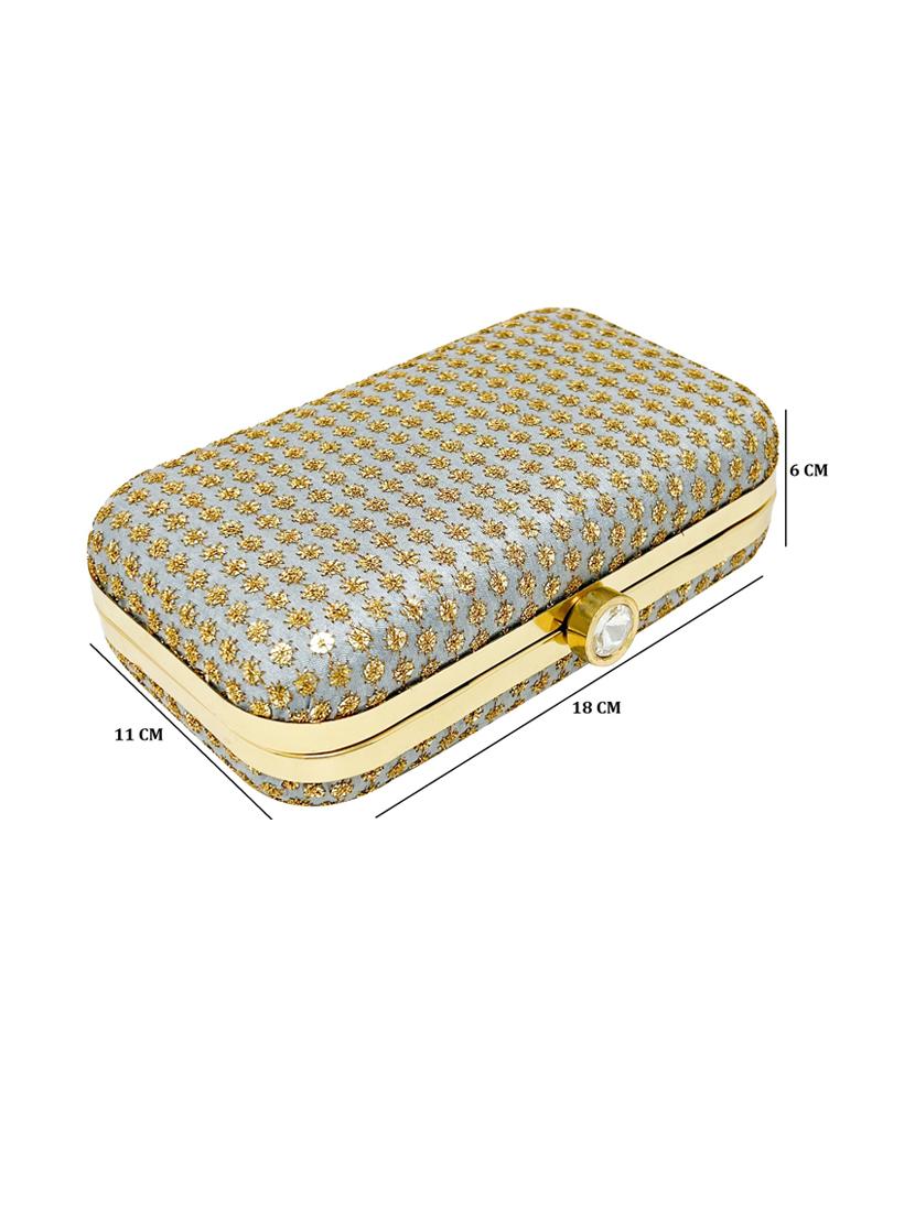 embroidered ethnic clutch - 18640550 - Standard Image - 1
