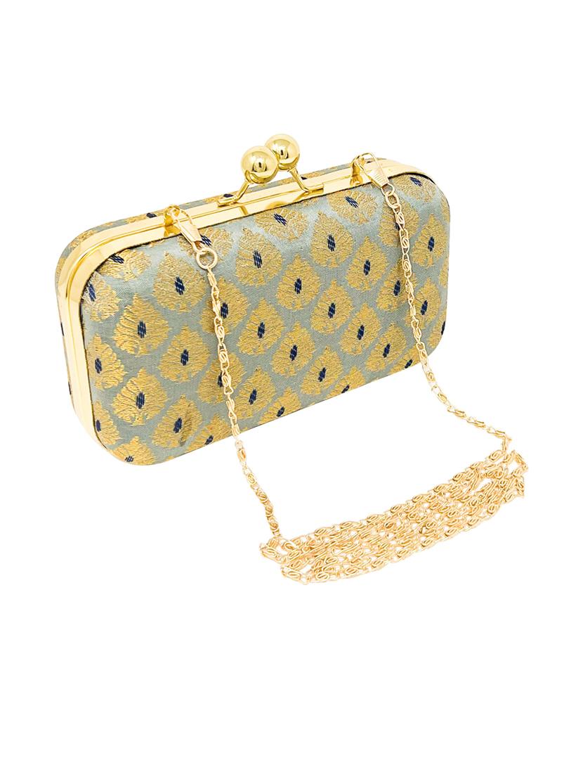 embroidered ethnic clutch - 18640555 - Standard Image - 1