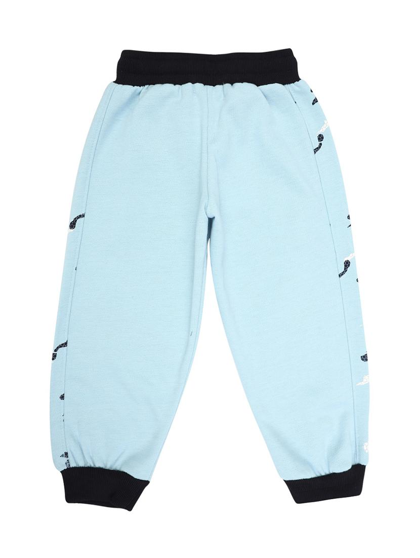 girls blue printed casual jogger  - 18640998 -  Standard Image - 1