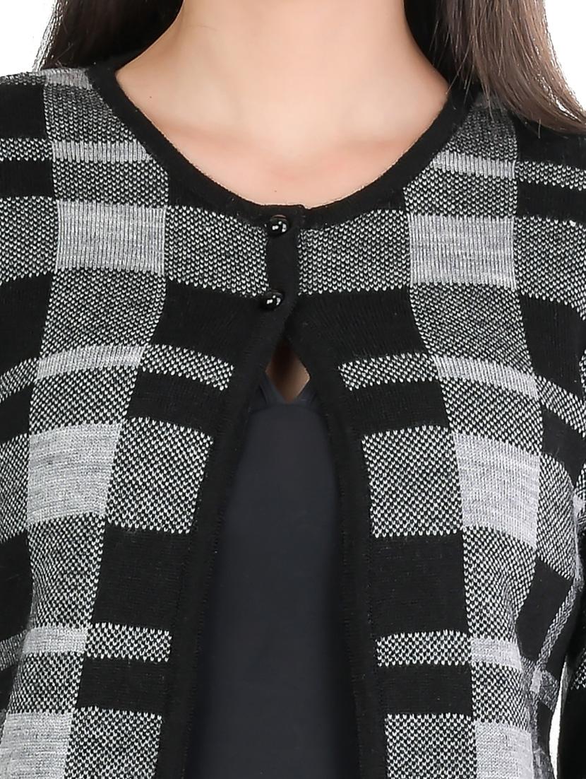 open front wool cardigan - 18642401 - Standard Image - 4