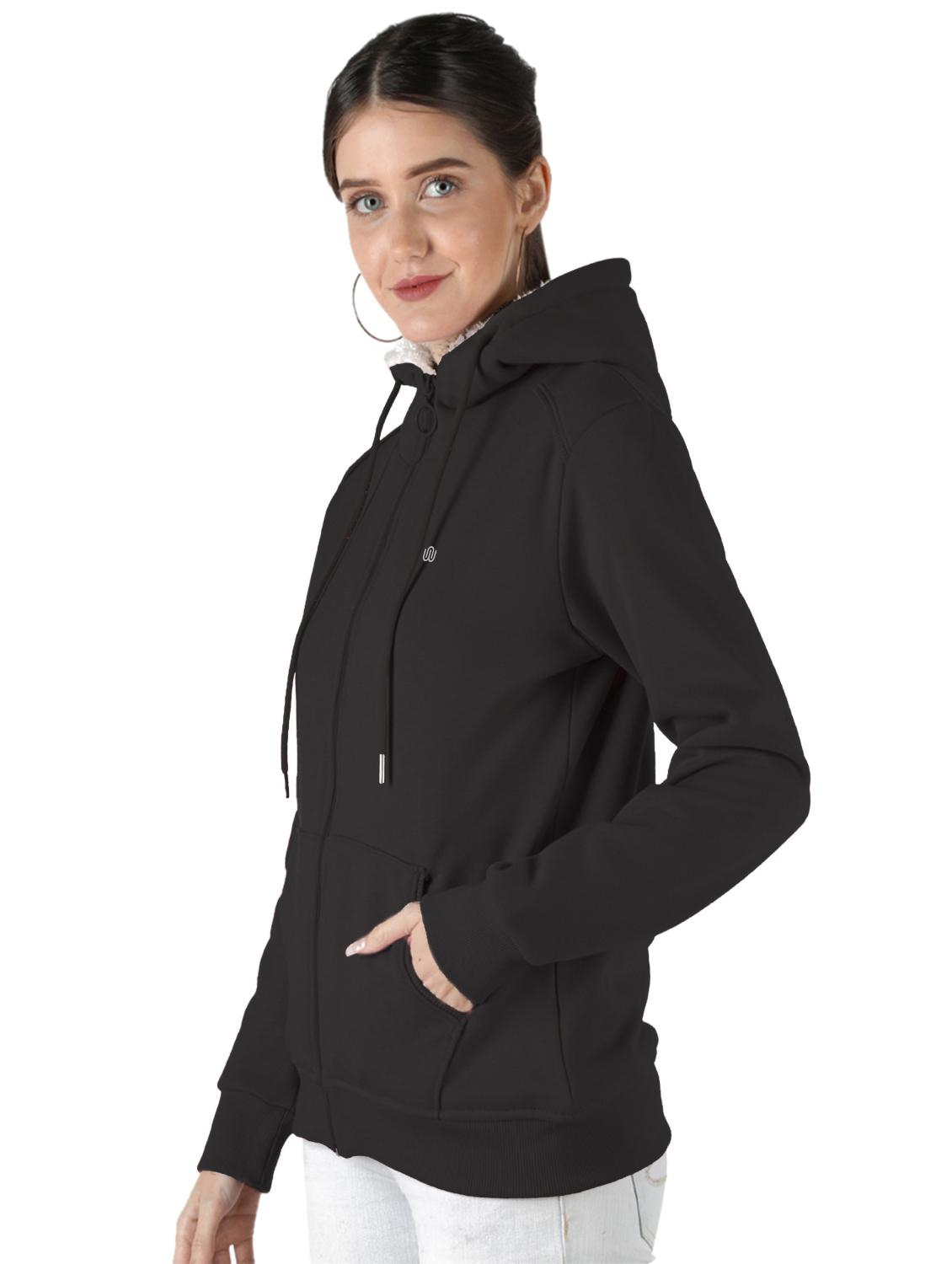 zip up hooded sweatshirt - 18642423 - Standard Image - 1