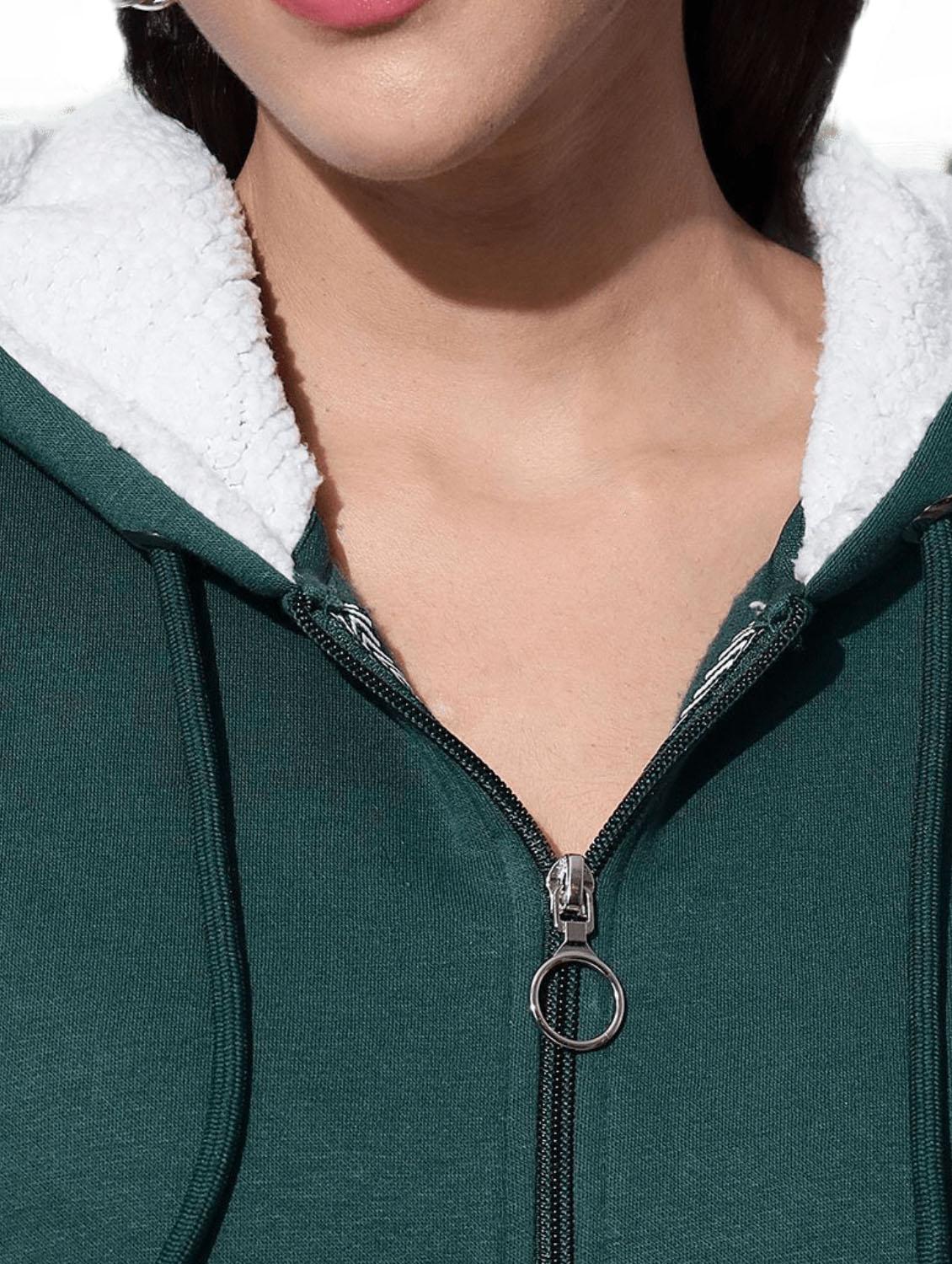zip up hooded sweatshirt - 18642429 - Standard Image - 4