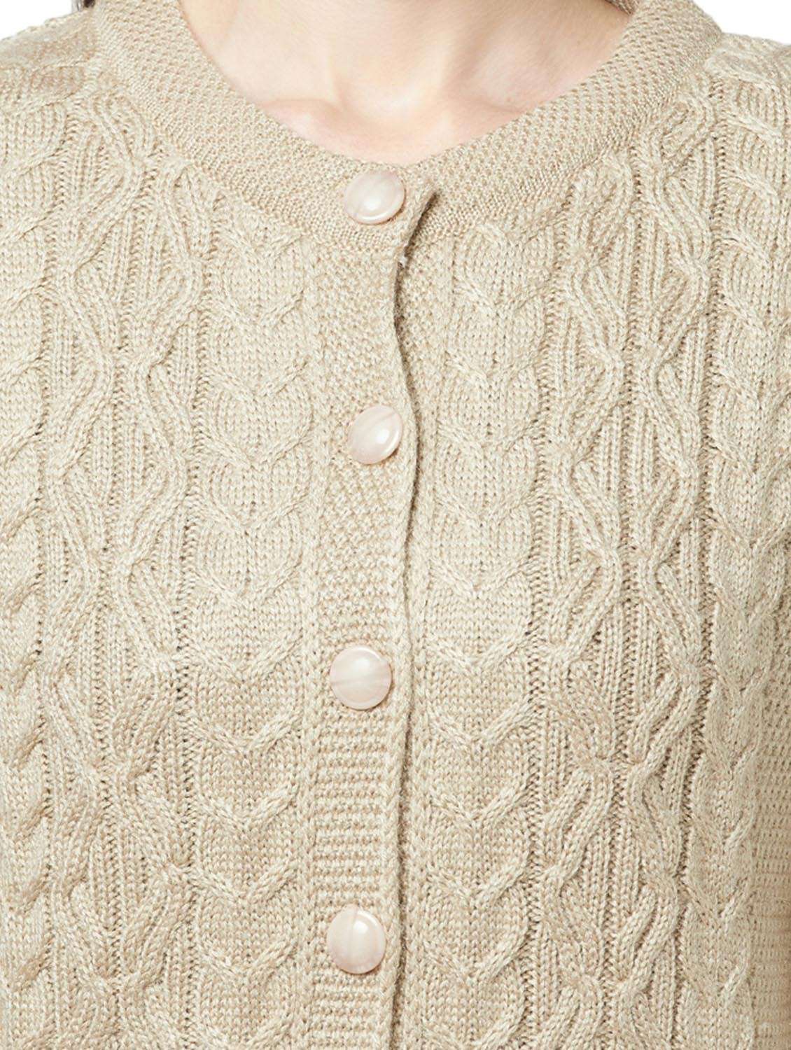 open front wool cardigan - 18642558 -  Standard Image - 4