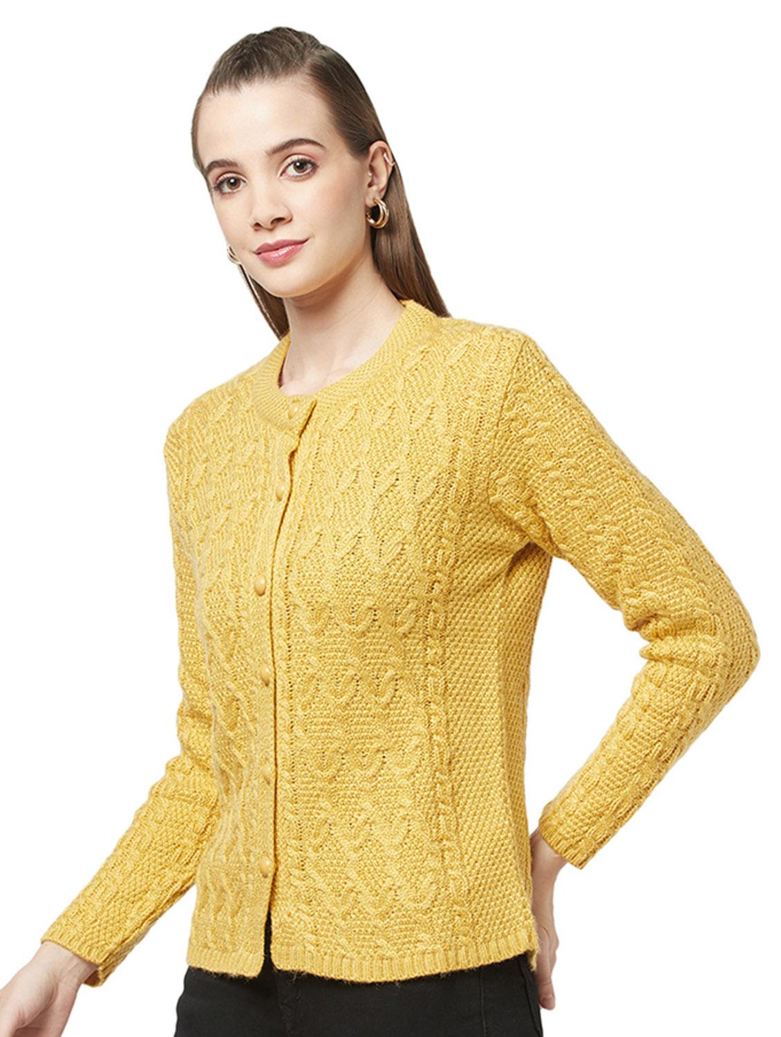 open front wool cardigan - 18642559 - Standard Image - 1