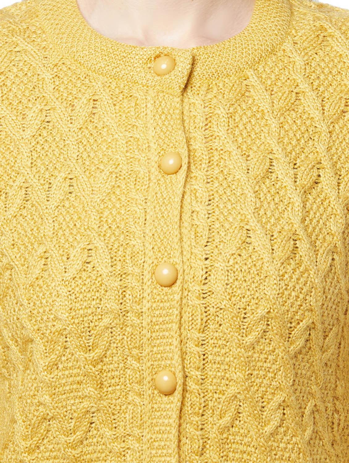 open front wool cardigan - 18642559 - Standard Image - 4