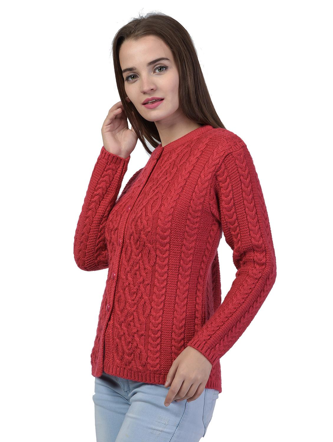 open front wool cardigan - 18642563 - Standard Image - 1