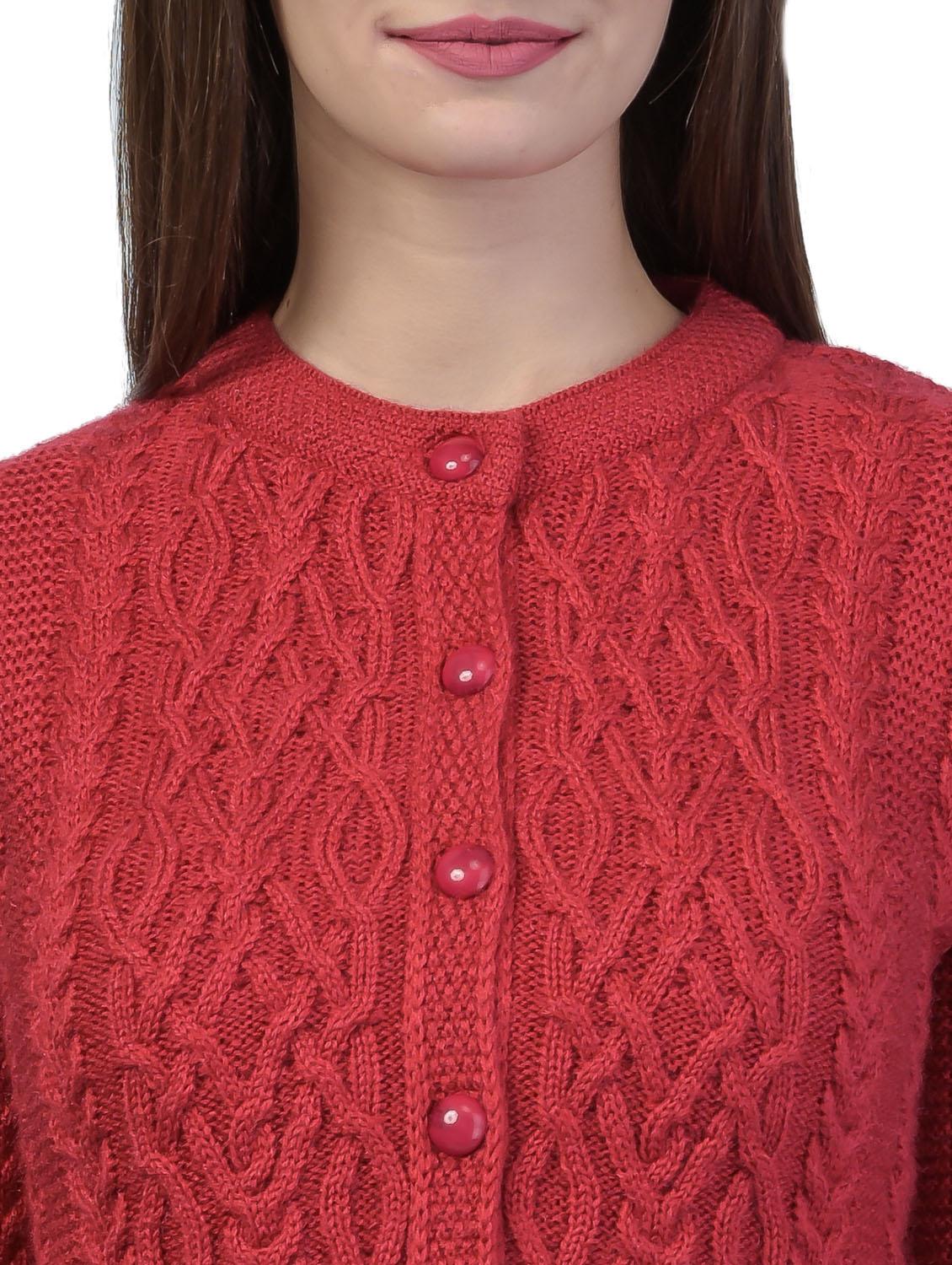 open front wool cardigan - 18642563 - Standard Image - 4