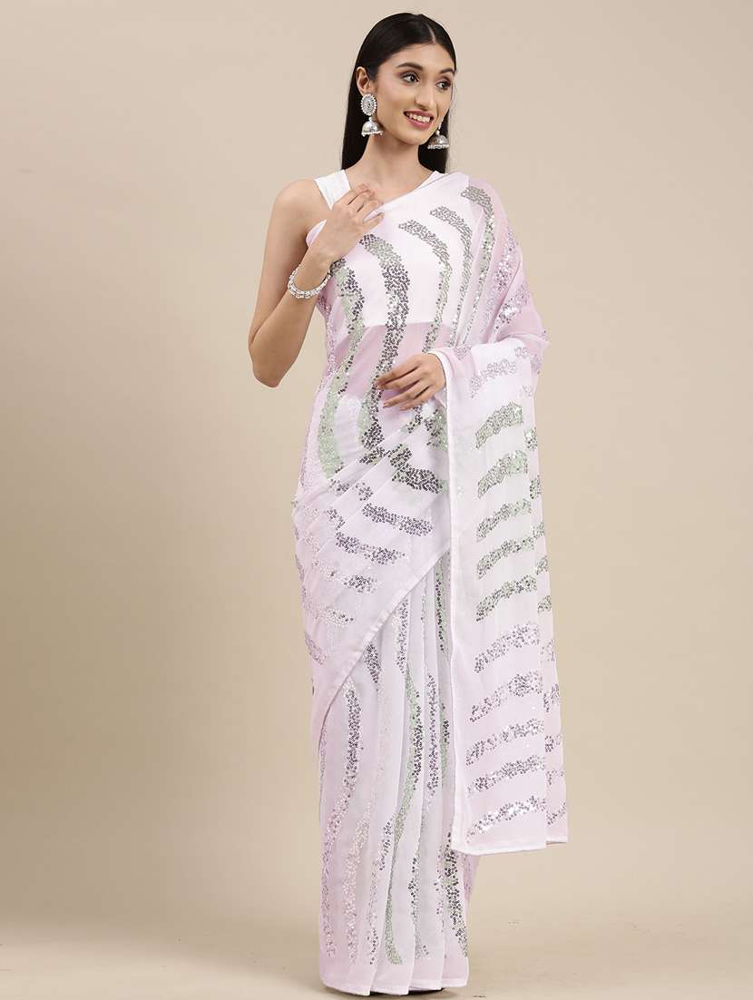 women's embellished saree