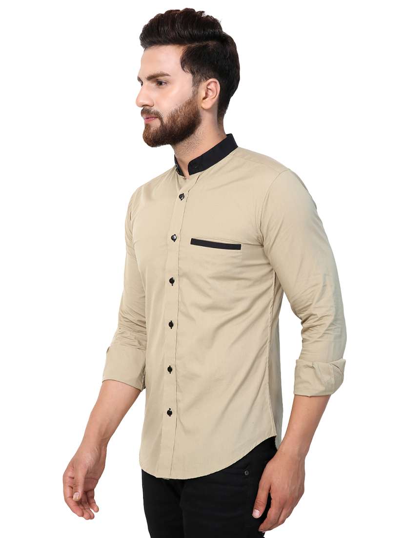 mens solids formal shirt - 18643367 -  Standard Image - 1