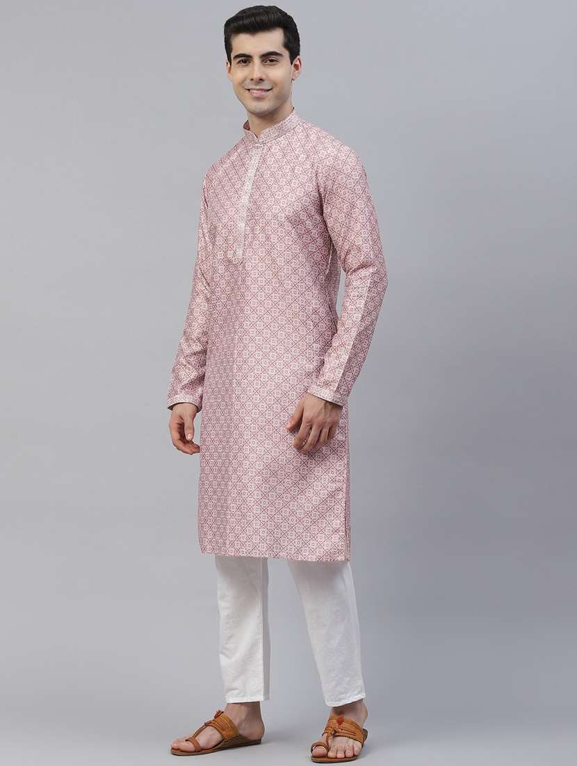 self designed kurta and trousers set - 18645161 -  Standard Image - 1