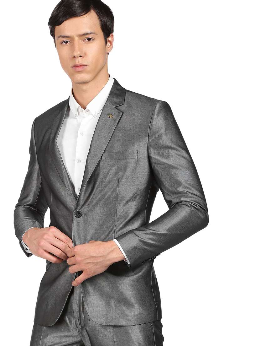 solid single breasted suit - 18645215 - Standard Image - 4