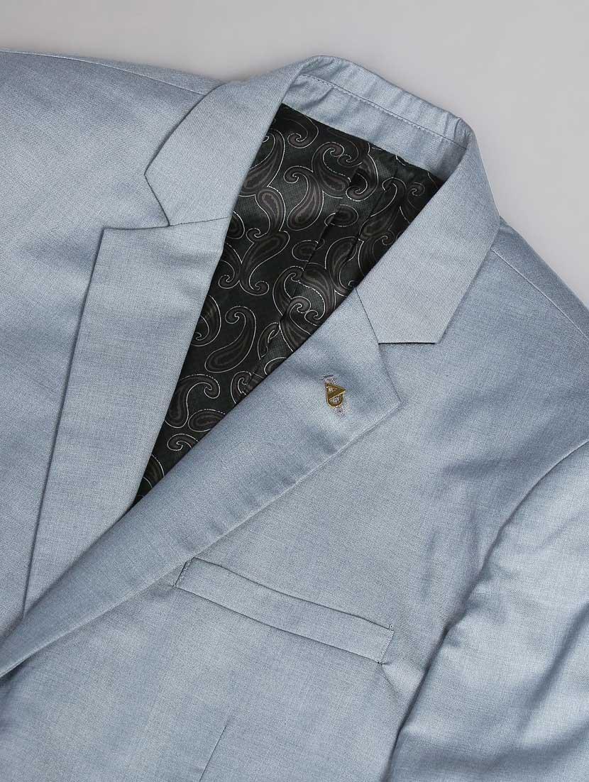 solid single breasted formal blazer - 18645425 - Standard Image - 6