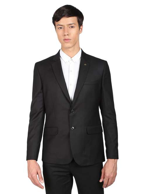 solid single breasted formal blazer - 18645429 -  Standard Image - 0
