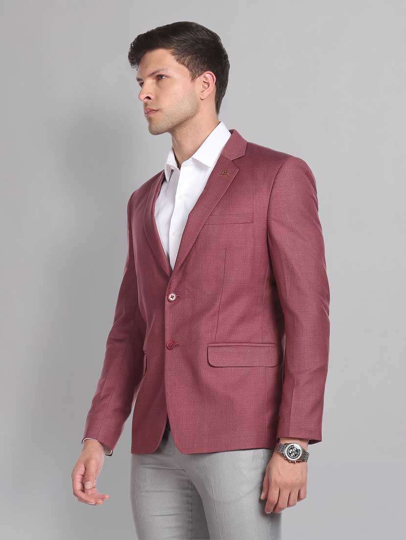 solid single breasted formal blazer - 18645433 -  Standard Image - 1