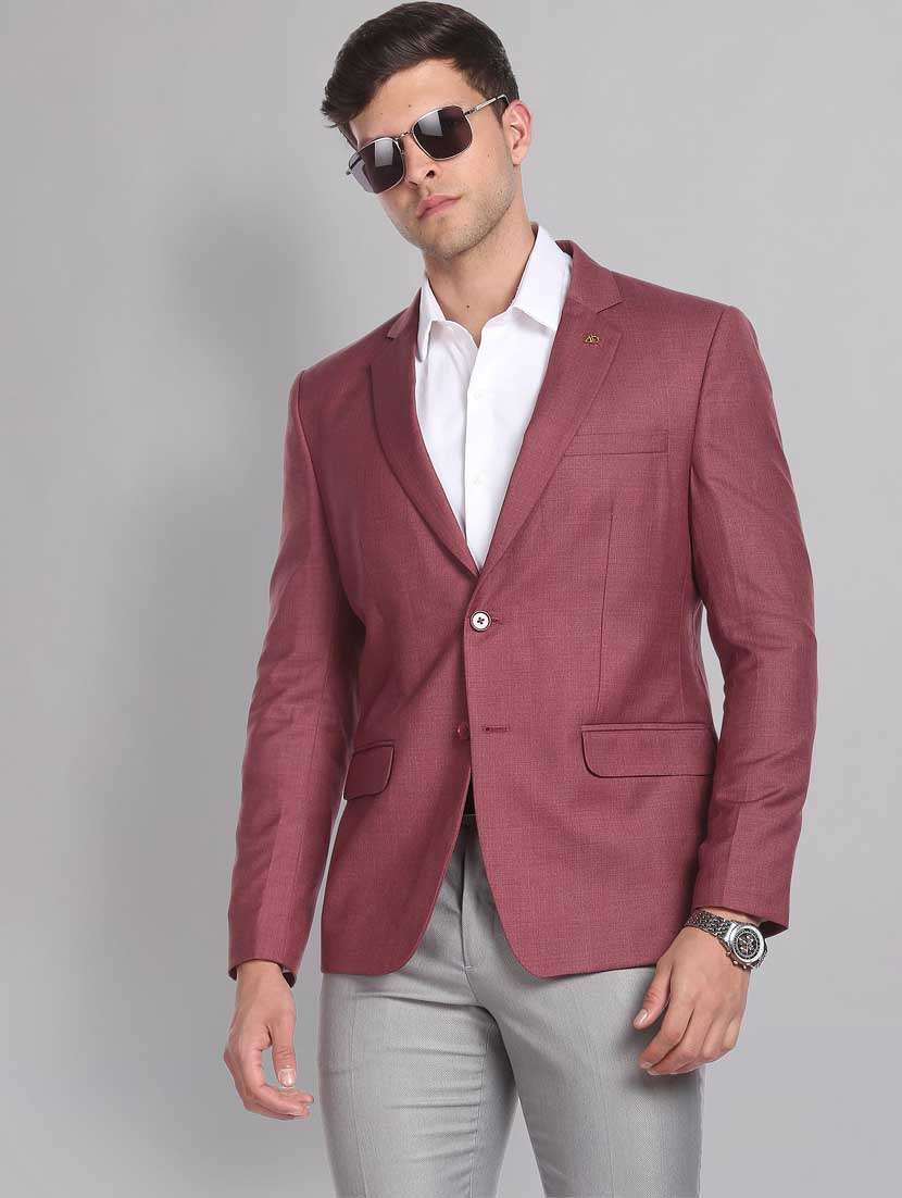solid single breasted formal blazer - 18645433 -  Standard Image - 4