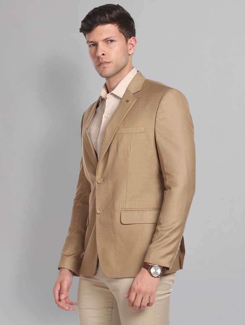 solid single breasted formal blazer - 18645434 -  Standard Image - 1