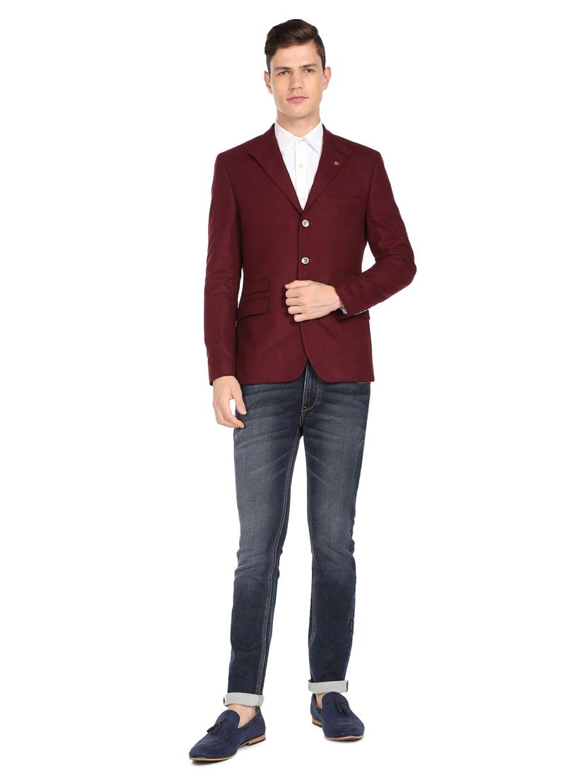 solid single breasted formal blazer - 18645812 - Standard Image - 4