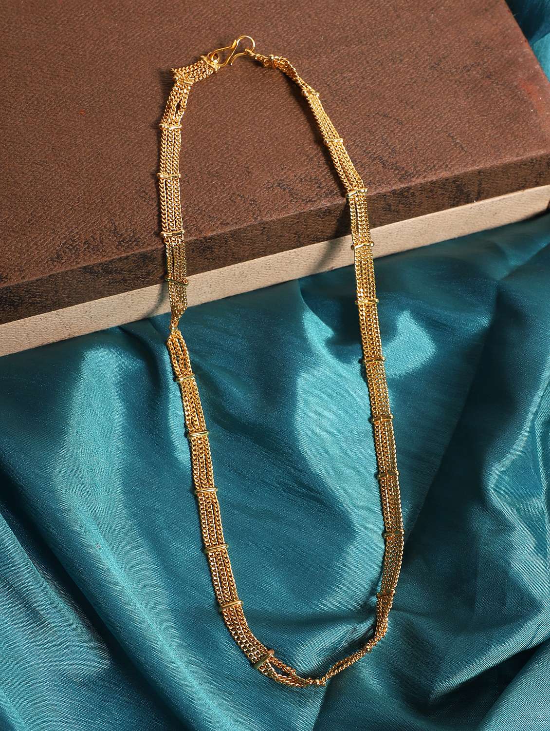  gold plated brass necklace chain