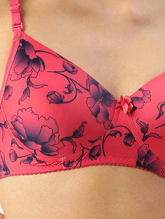 pink printed t-shirt bra - 18646603 - Standard Image - 4