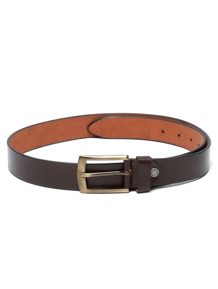 brass leather belt