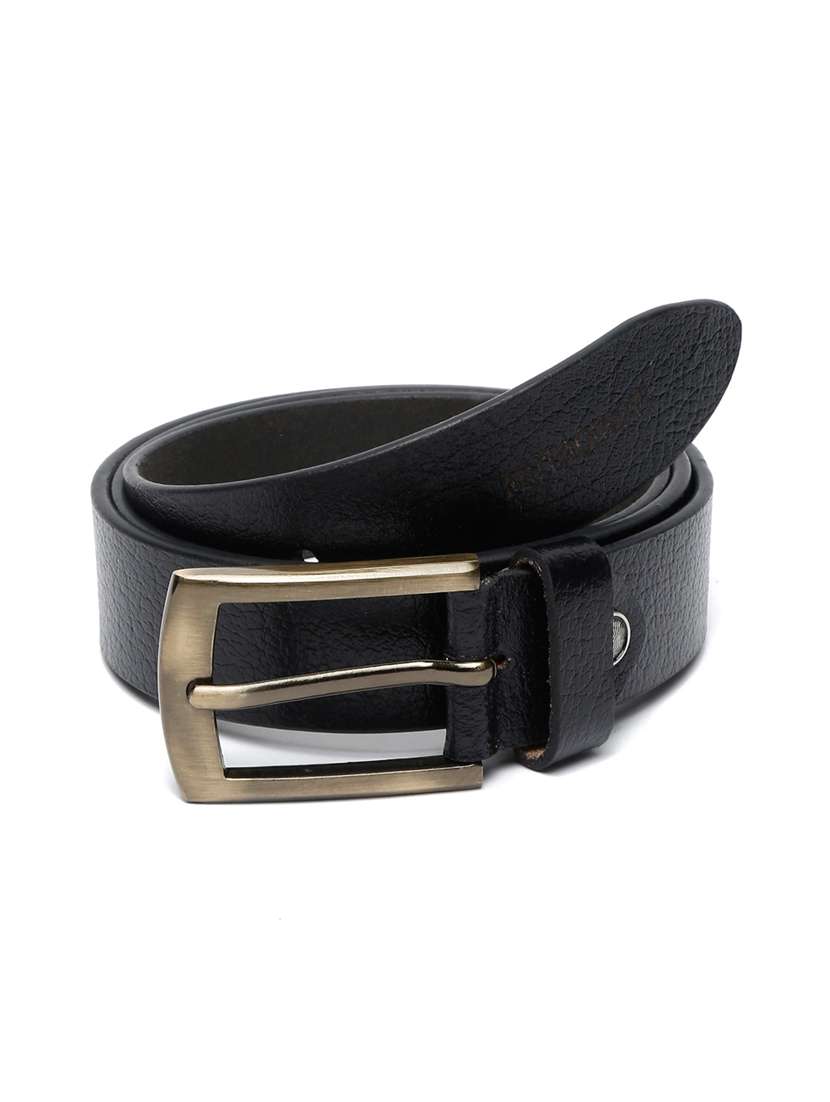 brass leather belt