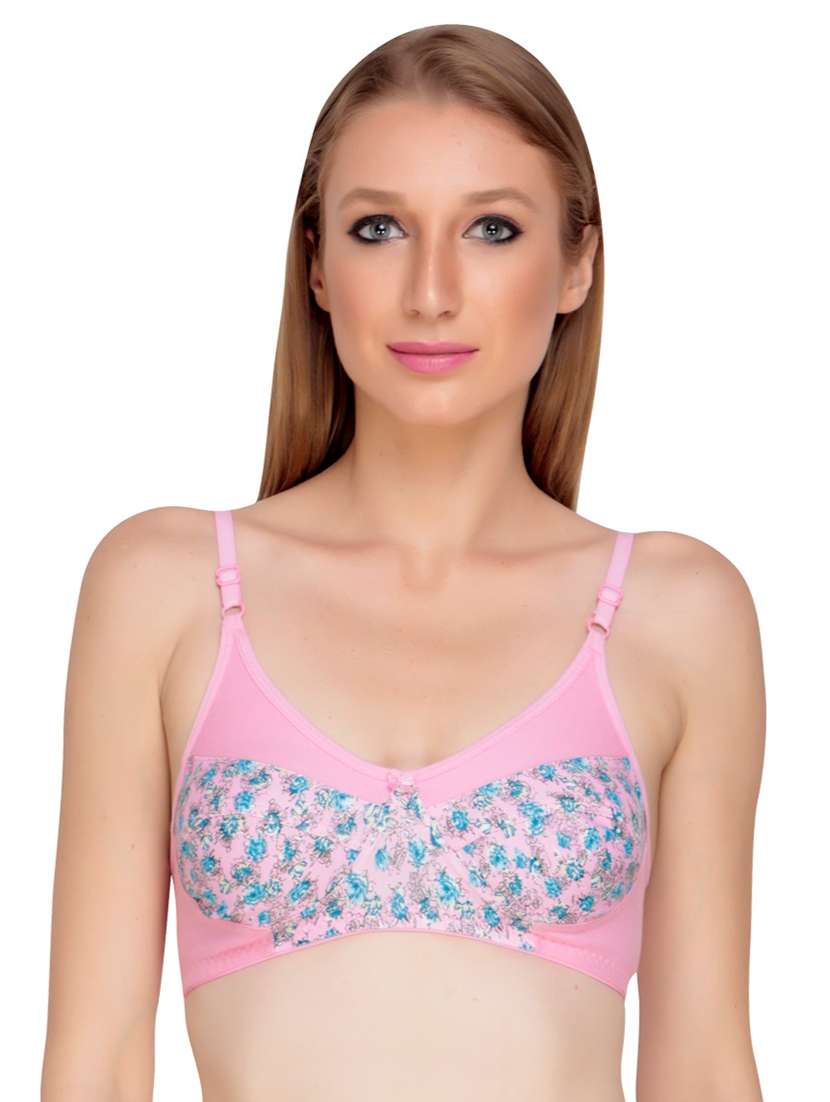 pack of 3 floral print multi colored bra - 18650514 - Standard Image - 1