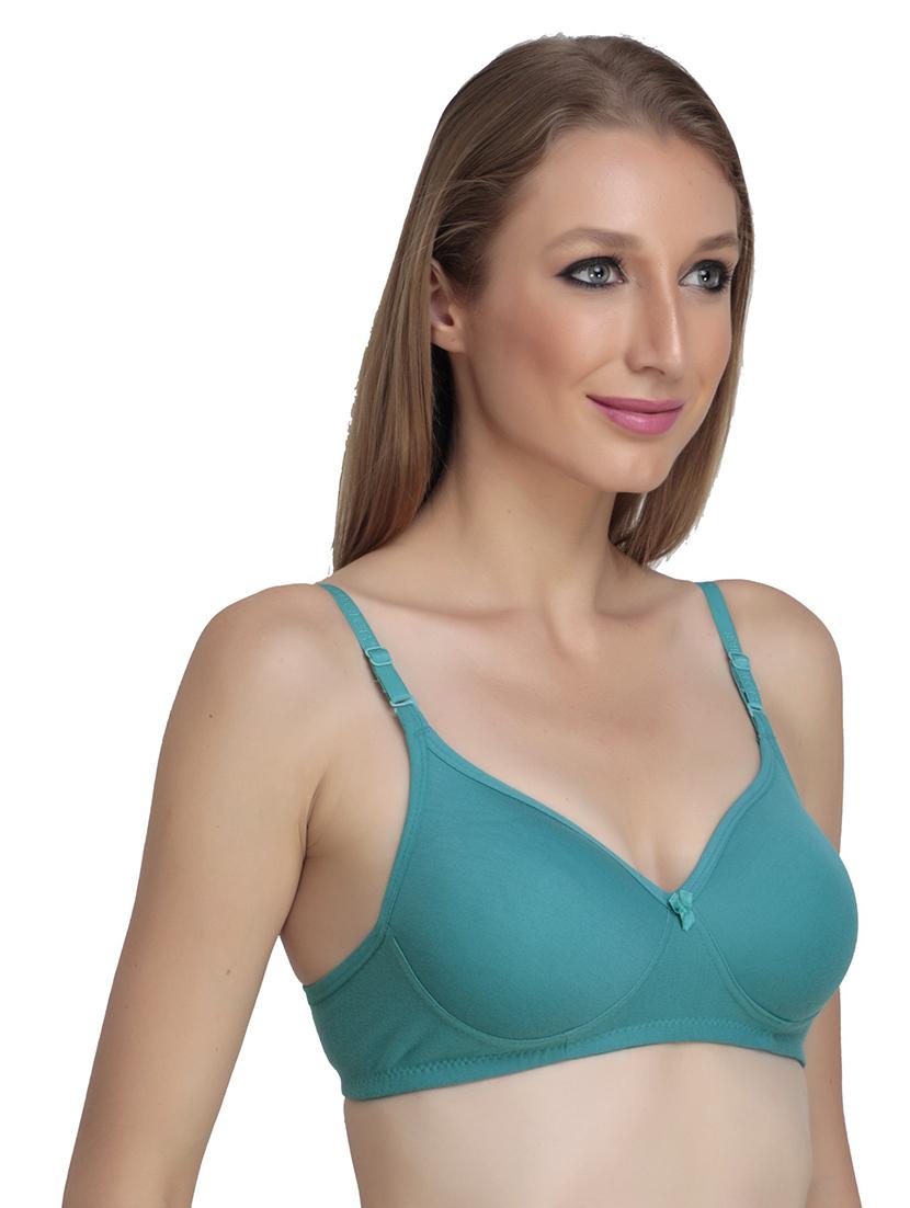 solid lightly padded push up bra - 18650534 -  Standard Image - 1