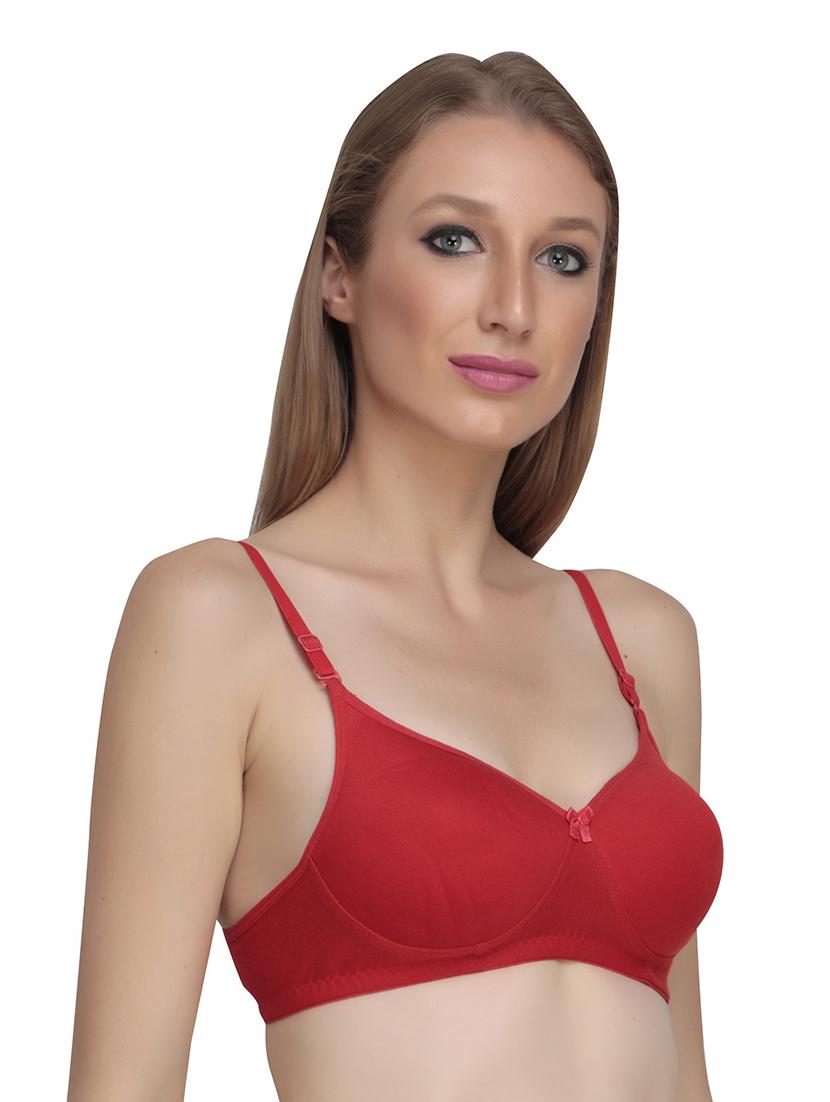 solid lightly padded push up bra - 18650540 -  Standard Image - 1
