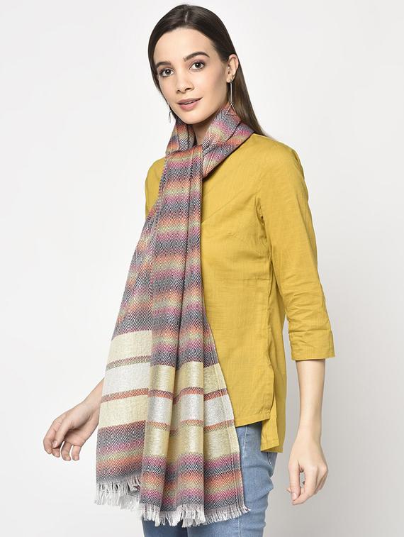 women's printed shawl - 18650622 -  Standard Image - 1