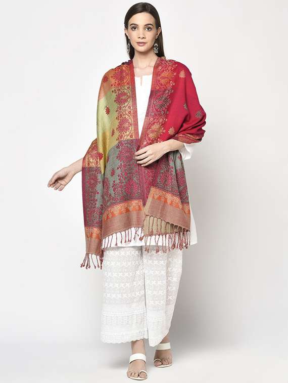 women's florals shawl
