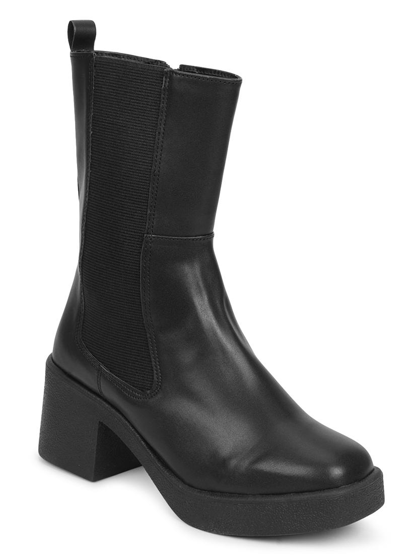 women solid ankle boots - 18650704 - Standard Image - 1