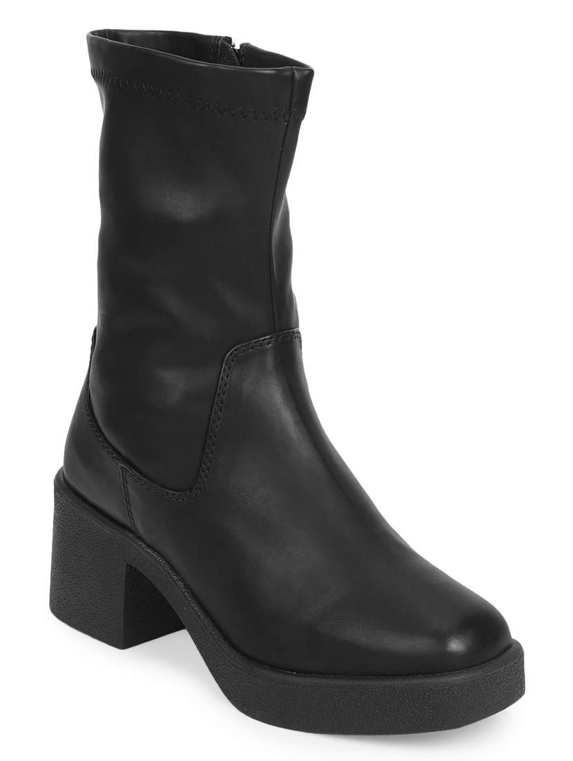 women solid ankle boots - 18650707 -  Standard Image - 1