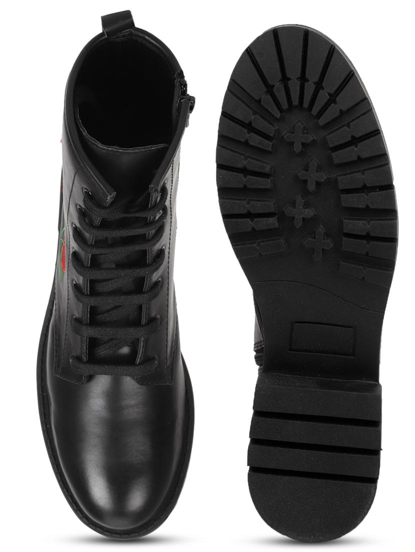 women solid ankle boots - 18650709 - Standard Image - 4