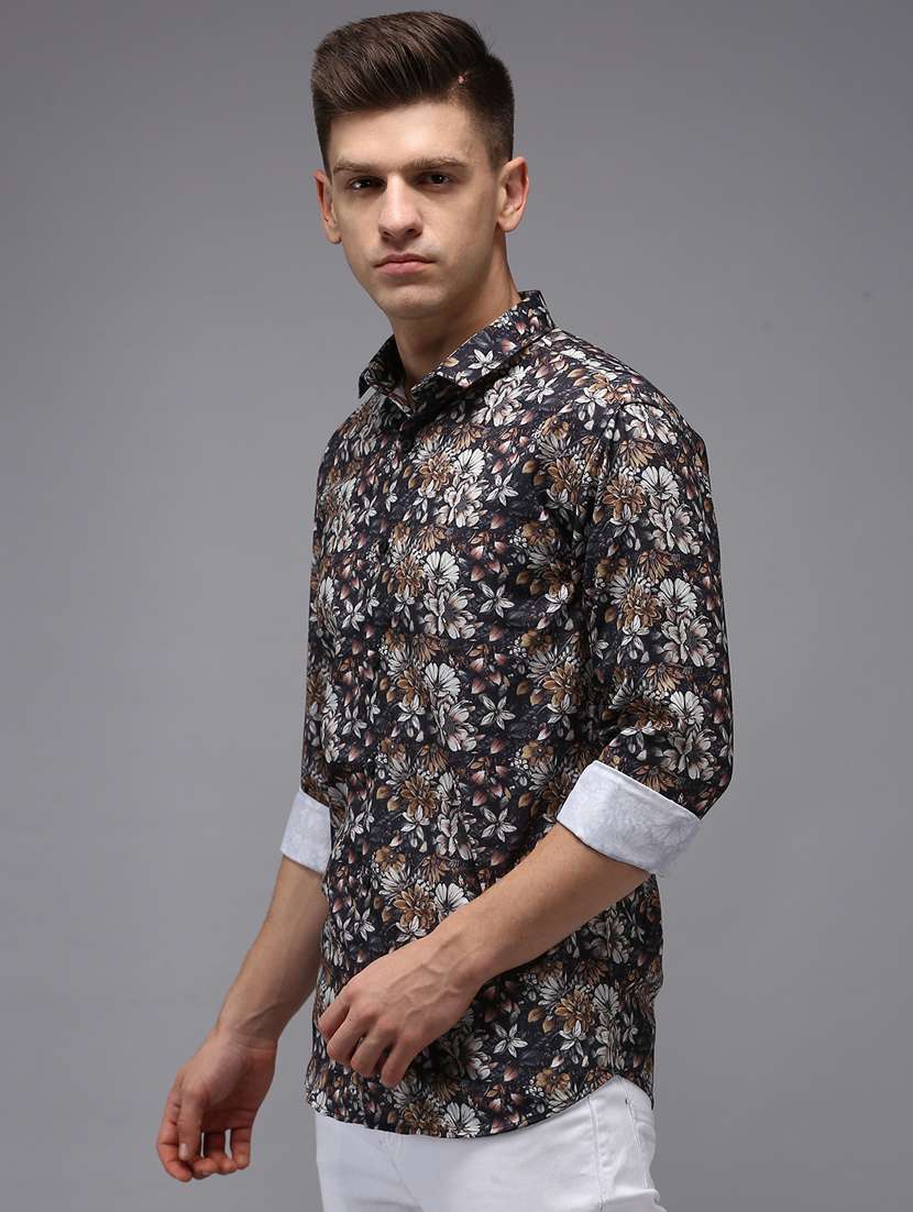 mens florals casual shirt - 18650842 -  Standard Image - 1